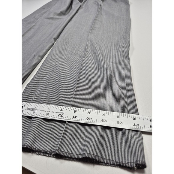Asher Reserve Dress Pants Mens 44x36 Gray Wool Cotton Pleated Straight USA NWT - Picture 10 of 11